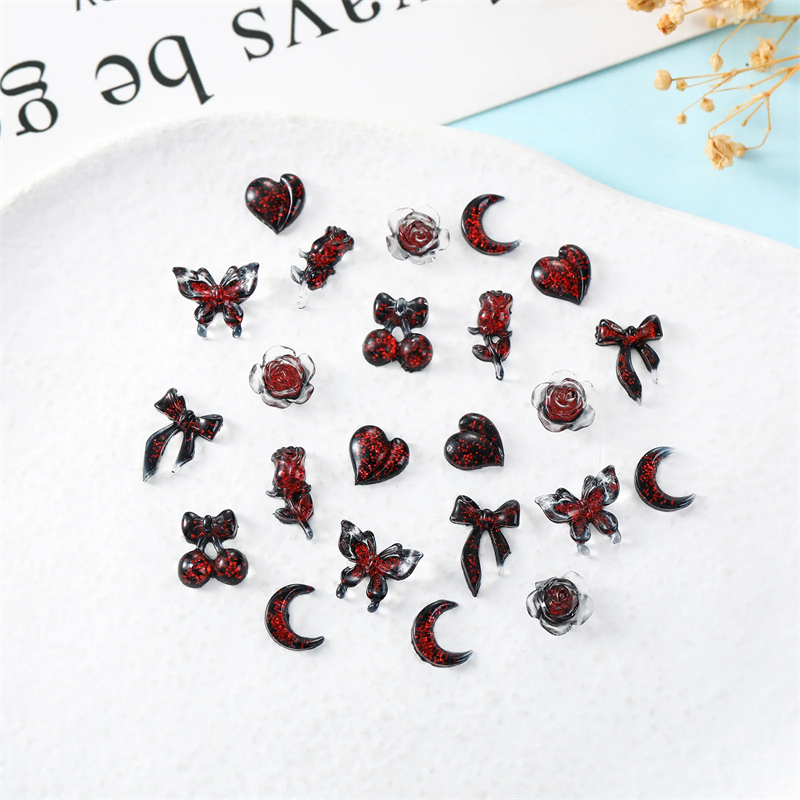 50ชิ้นอุปกรณ์เล็บแวมไพร์ผสมริบ - Nail Art Vampire บทวิจารณ์และราคา