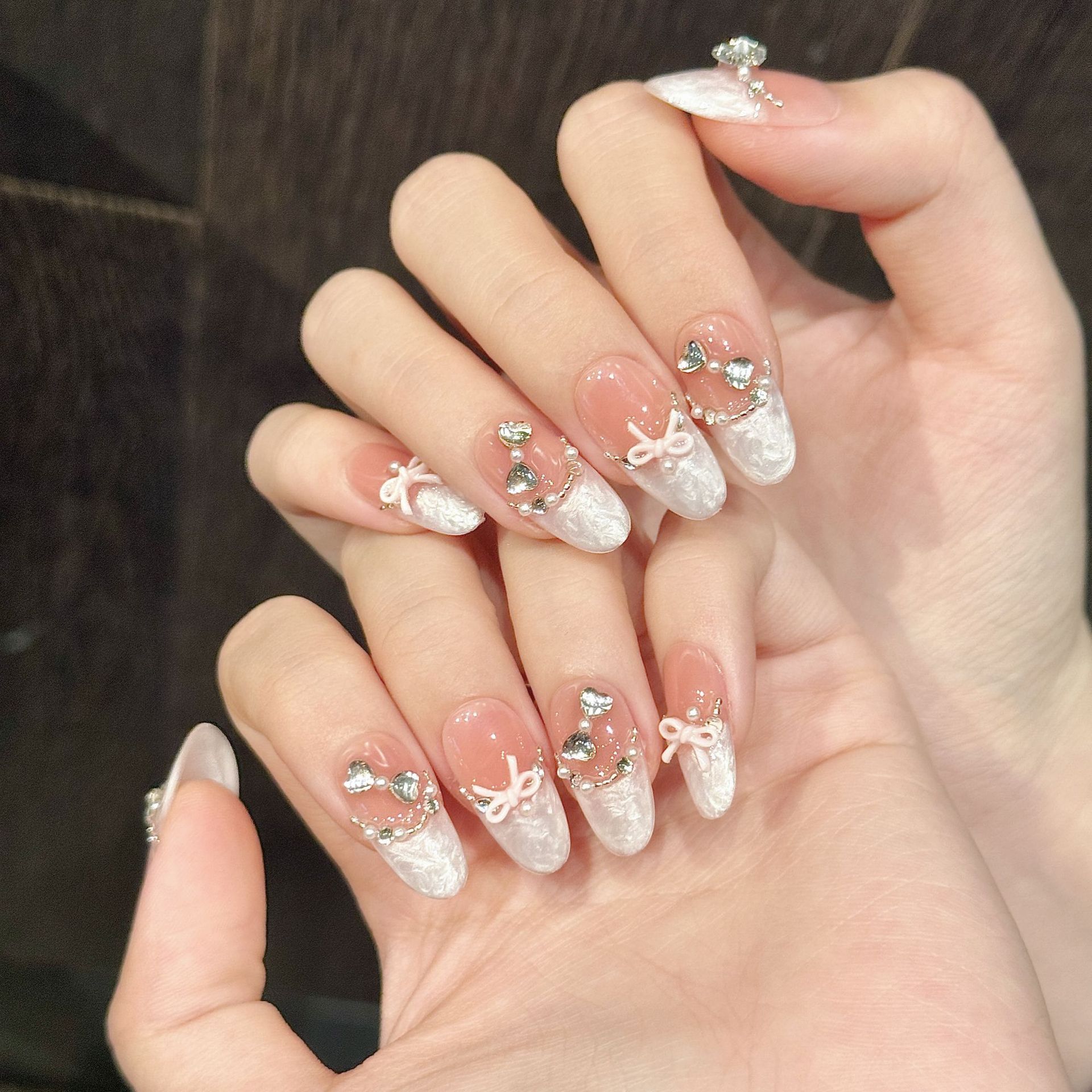 10pcs Handmade กดบนเล็บภาษาฝรั - Nail Art Press On บทวิจารณ์และราคา