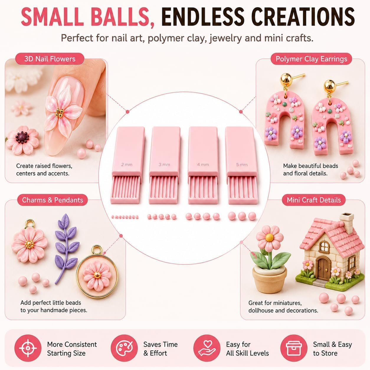 เครื่องมือทำลูกปัดเจล 3D สำหรั - Nail Art Gel บทวิจารณ์และราคา
