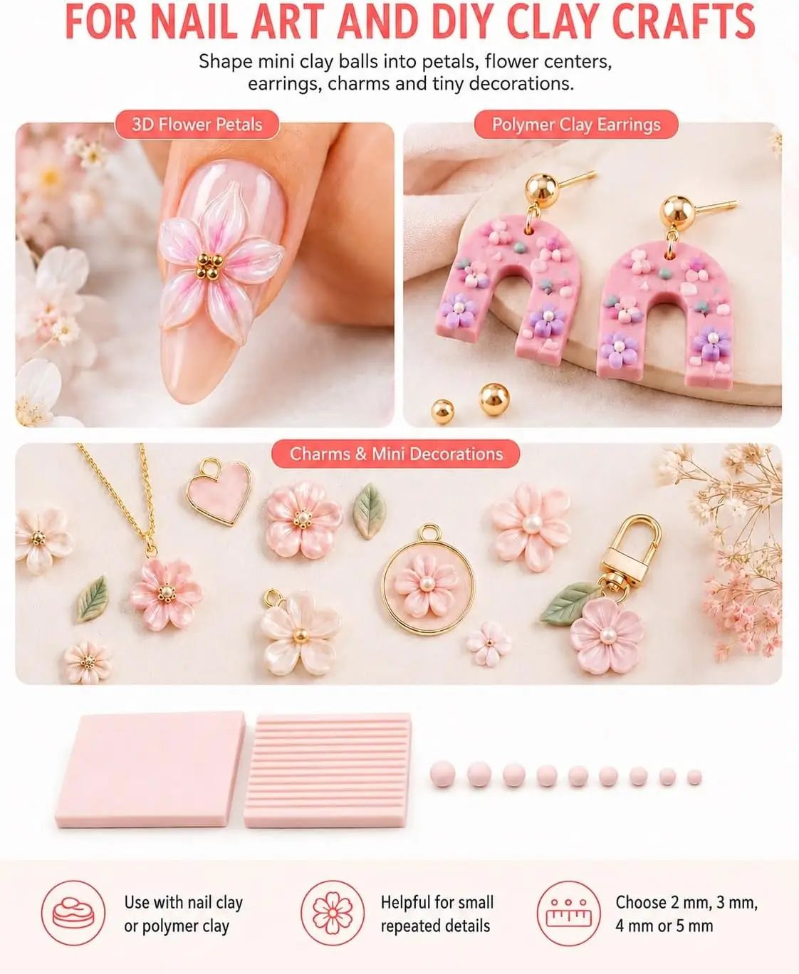เครื่องมือทำลูกปัดเจล 3D สำหรั - Nail Art Gel บทวิจารณ์และราคา