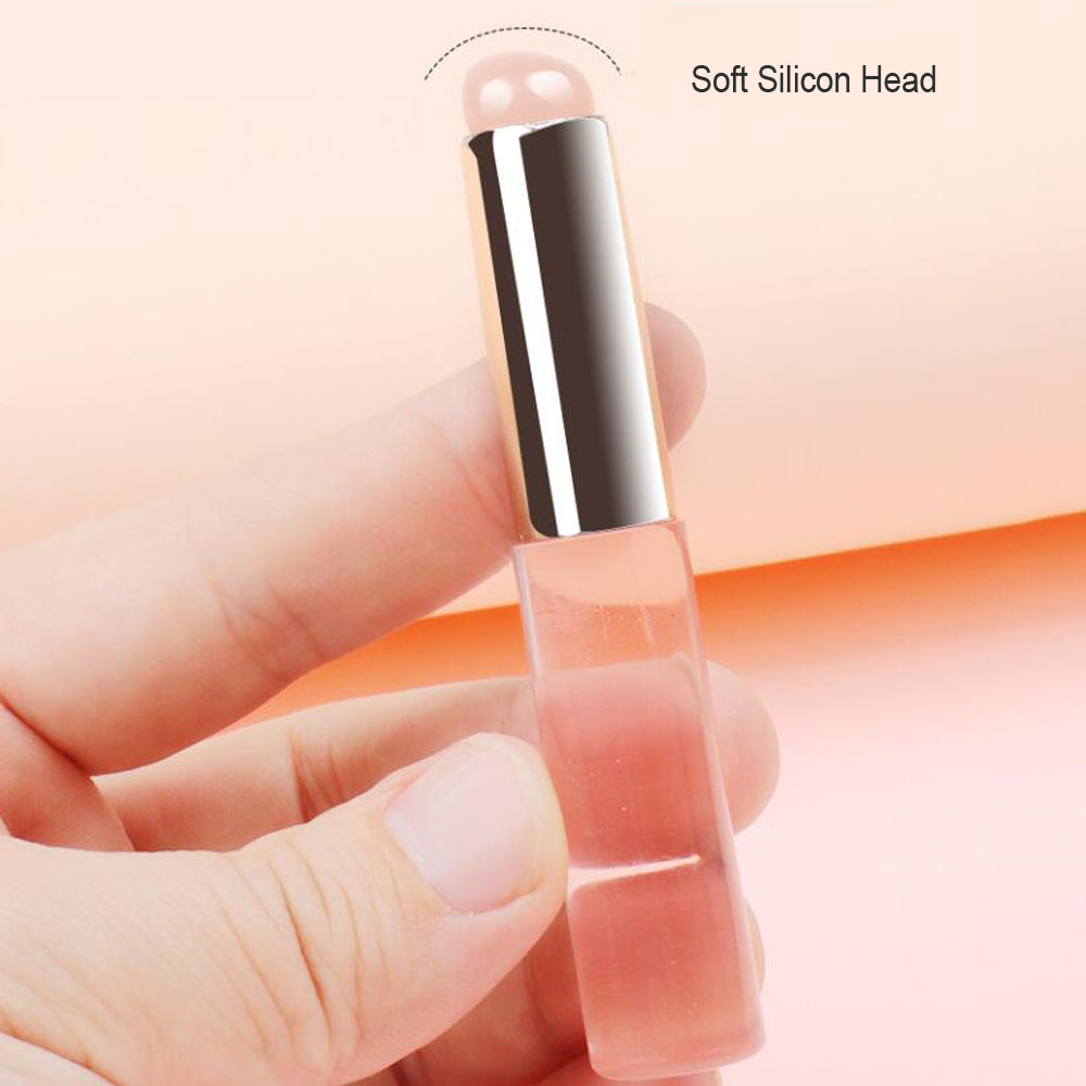 1 PC สีชมพูซิลิโคนเล็บแปรง Chr - Nail Art Ombre Pink บทวิจารณ์และราคา