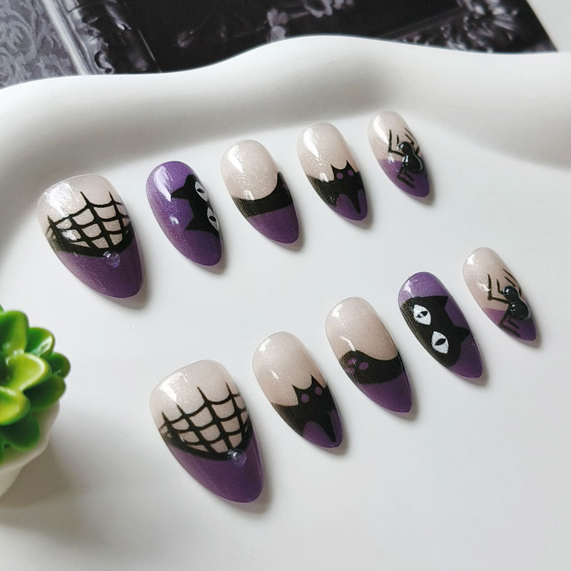 10 ชิ้น เล็บปลอมสำหรับผู้หญิง  - Nail Art Press On บทวิจารณ์และราคา