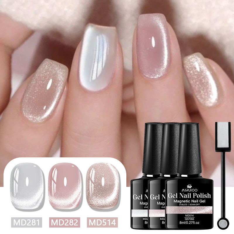 ชุดยาทาเล็บเจลแม่เหล็ก 3 ชิ้น  - Nail Art Violet บทวิจารณ์และราคา