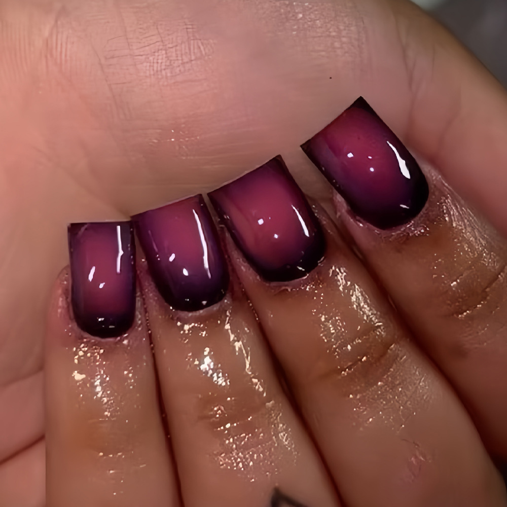 เล็บปลอมทรงสั้นทรงเหลี่ยมสำหรั - Nail Art Press On บทวิจารณ์และราคา