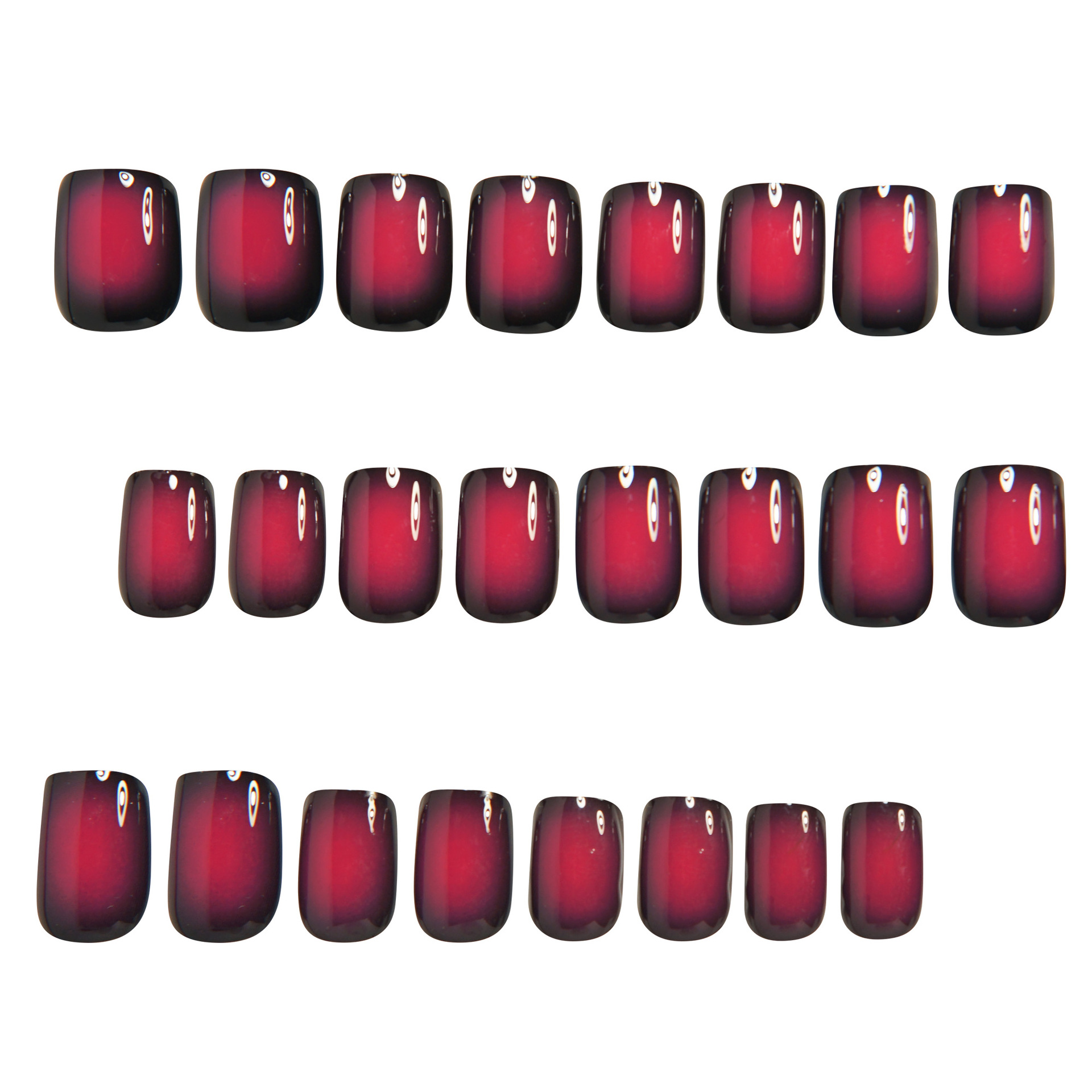 เล็บปลอมทรงสั้นทรงเหลี่ยมสำหรั - Nail Art Press On บทวิจารณ์และราคา