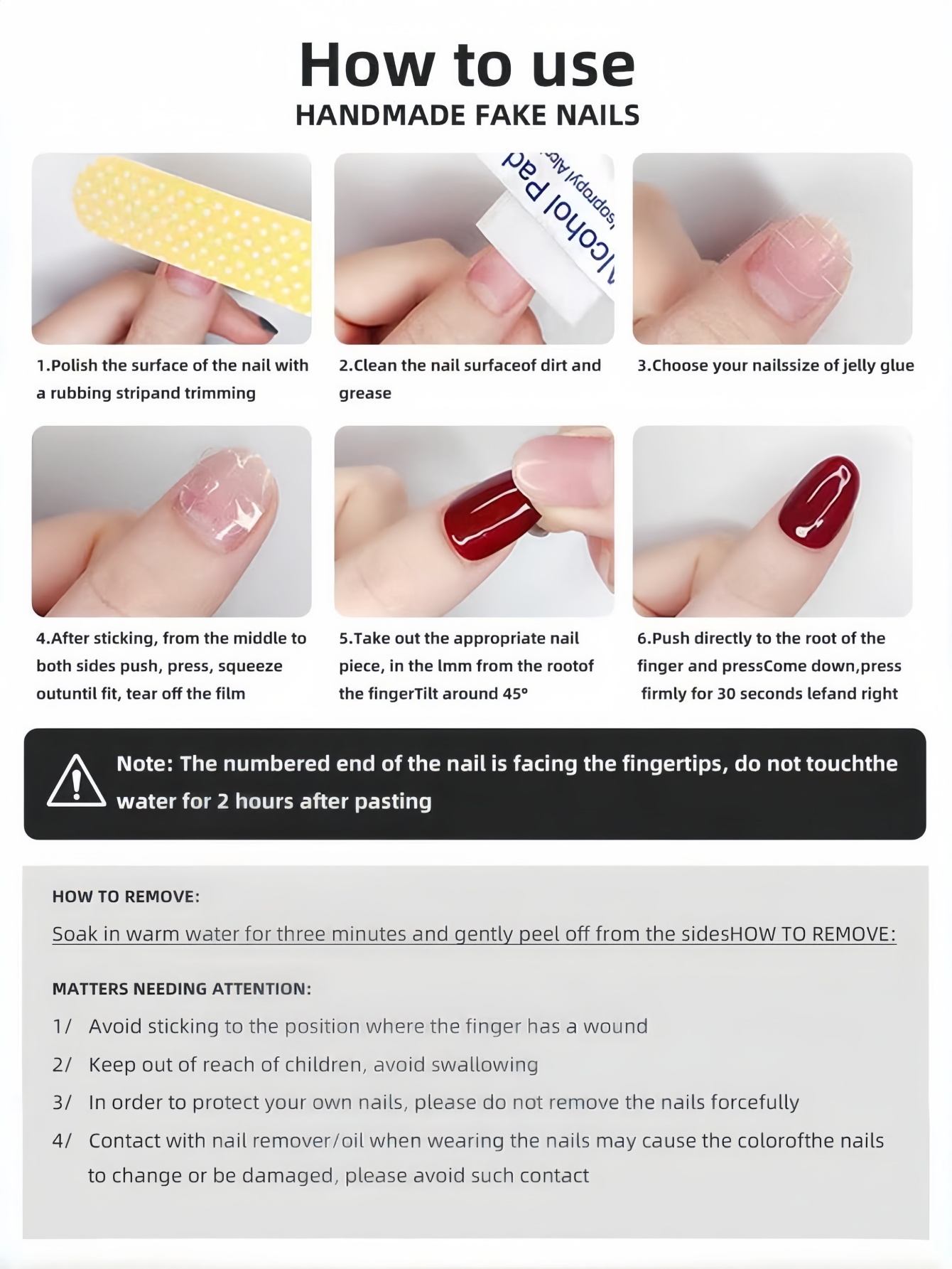 เล็บปลอมทรงอัลมอนด์ยาว 10 ชิ้น - Nail Art Press On บทวิจารณ์และราคา