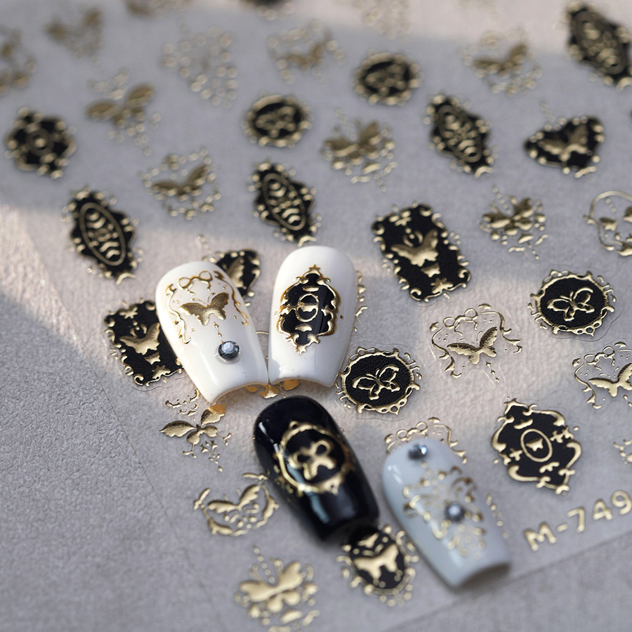 เทนเซอร์ เนล วินเทจ สีดำ กรอบส - Nail Art Elegan บทวิจารณ์และราคา