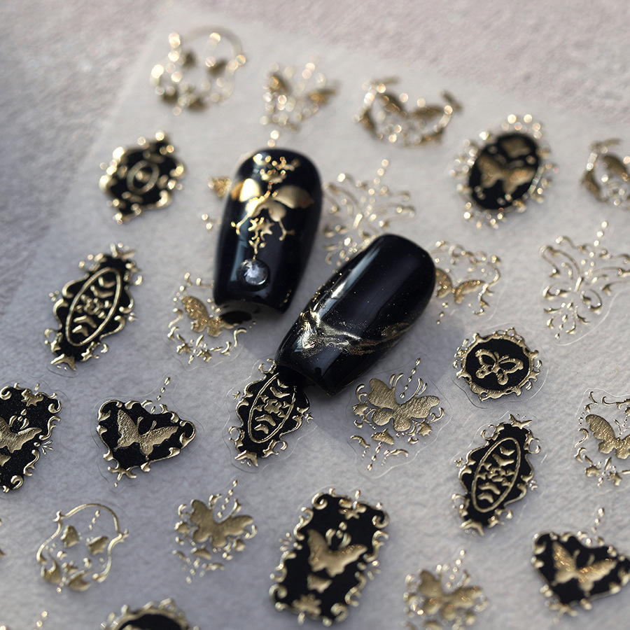 เทนเซอร์ เนล วินเทจ สีดำ กรอบส - Nail Art Elegan บทวิจารณ์และราคา