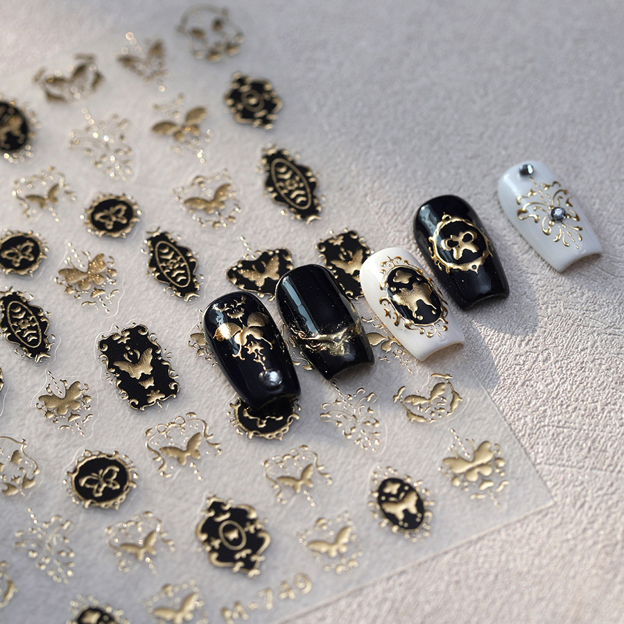 เทนเซอร์ เนล วินเทจ สีดำ กรอบส - Nail Art Elegan บทวิจารณ์และราคา