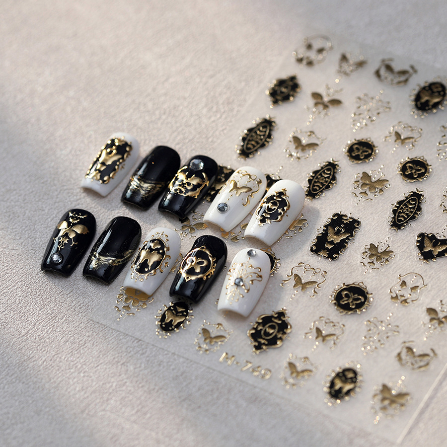 เทนเซอร์ เนล วินเทจ สีดำ กรอบส - Nail Art Elegan บทวิจารณ์และราคา