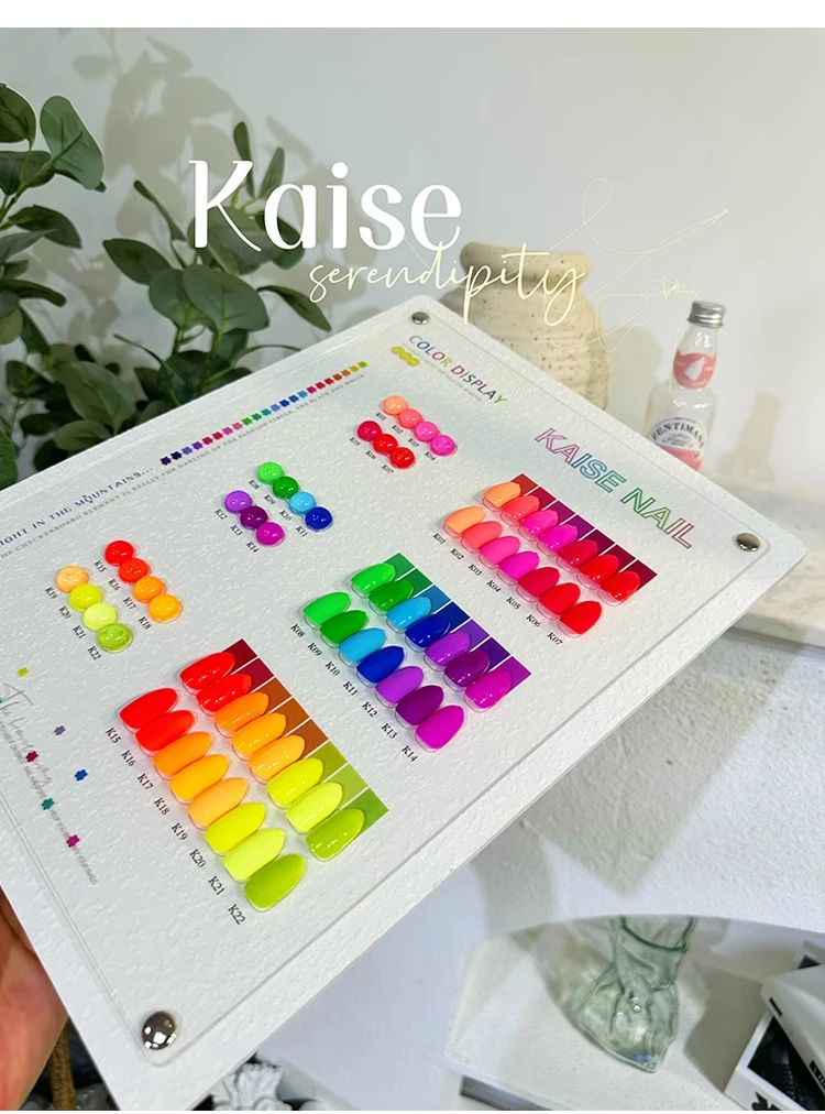 ชุดเจลทาเล็บ KAISE 22 สี หลากส - Nail Art Gel บทวิจารณ์และราคา