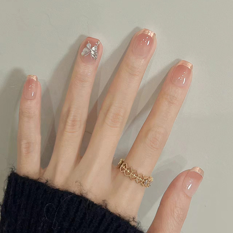 24 ชิ้น เล็บปลอมแบบกดติดลายตาแ - Nail Art Overlay บทวิจารณ์และราคา