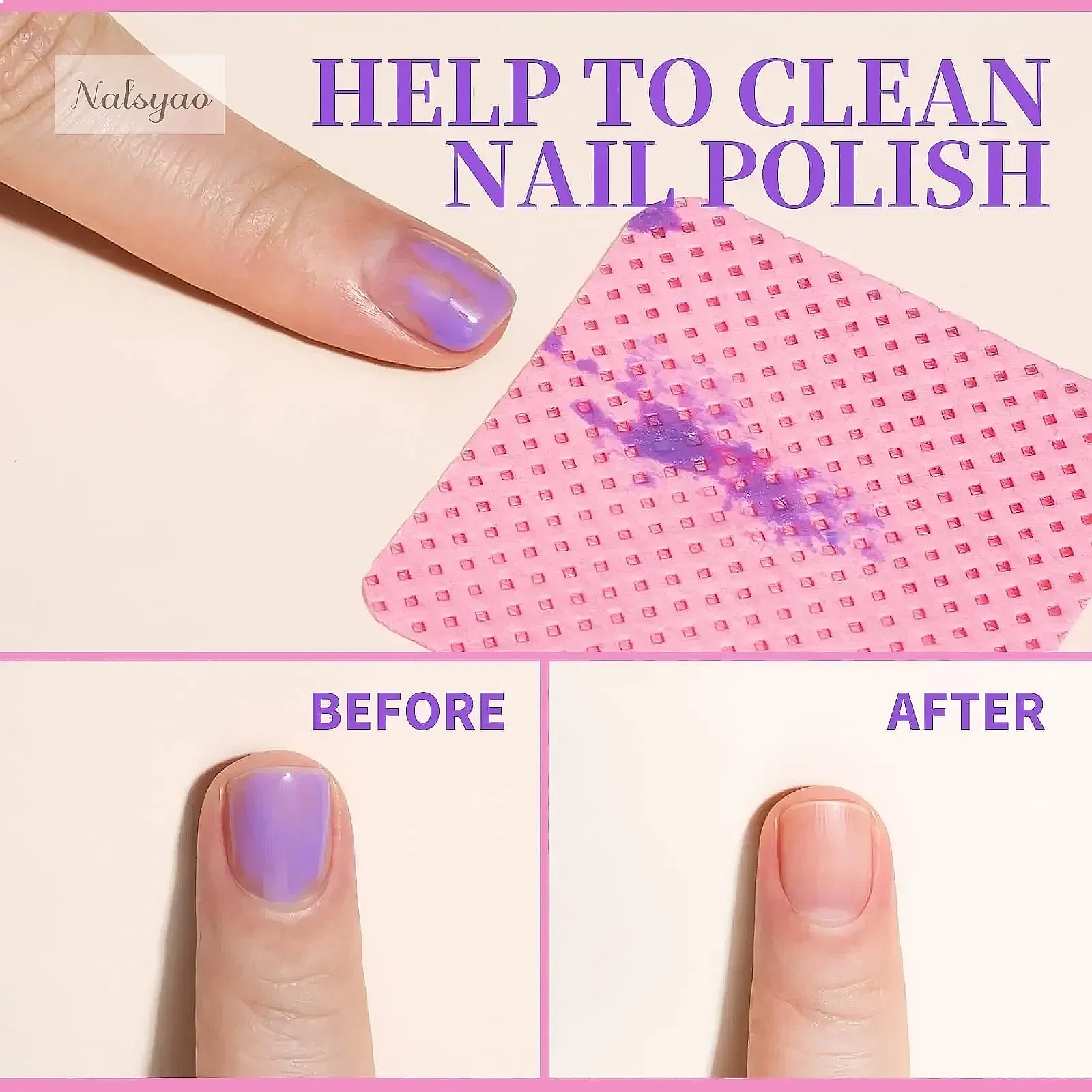 แผ่นเช็ดทำความสะอาดเล็บแบบไม่ม - Nail Art Gel บทวิจารณ์และราคา