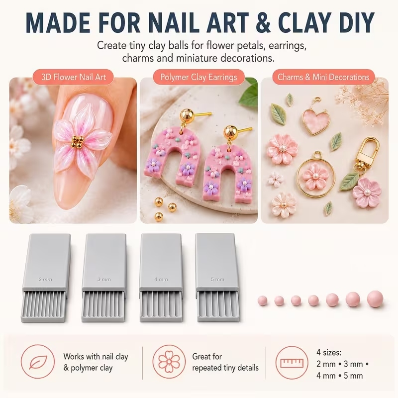เครื่องมือทำลูกบอลเจล 3D สำหรั - Nail Art Gel บทวิจารณ์และราคา