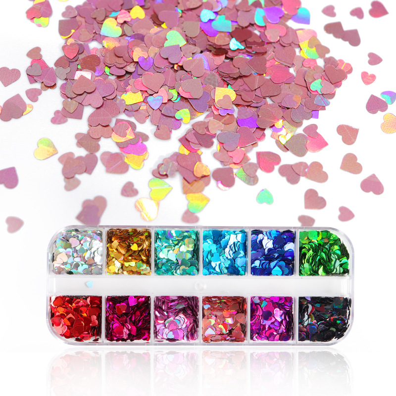 ผสมสีเรืองแสงผีเสื้อ Glitter ต - Nail Art Overlay บทวิจารณ์และราคา