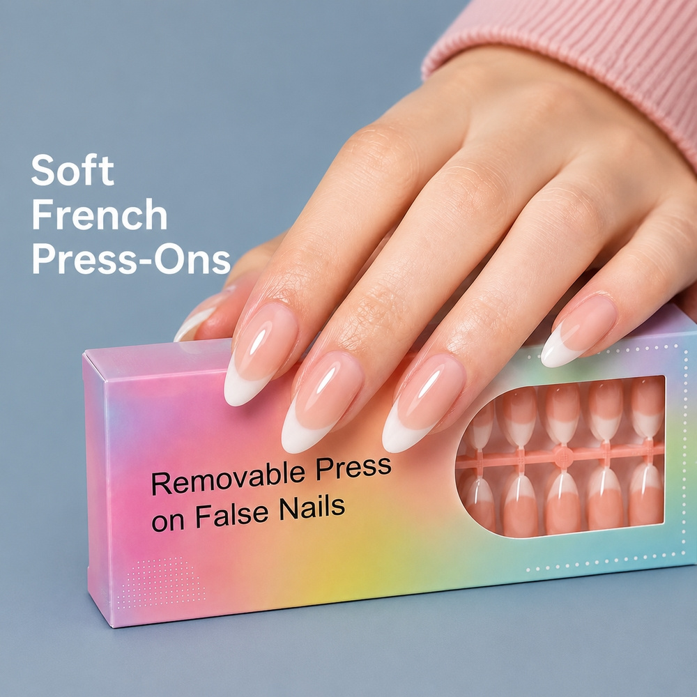 150 ชิ้น เล็บปลอมทรงอัลมอนด์แบ - Nail Art Ombre Pink บทวิจารณ์และราคา