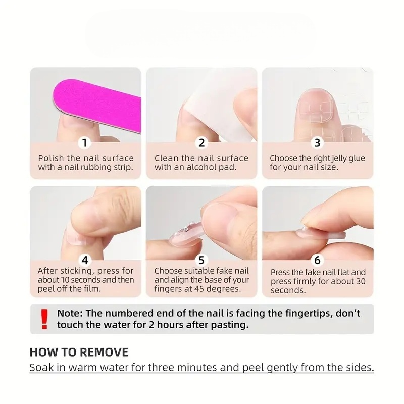 10 ชิ้น ชุดเล็บปลอมทรงสี่เหลี่ - Nail Art Overlay บทวิจารณ์และราคา